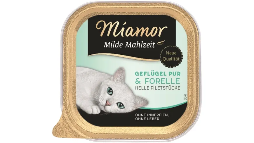 Miamor Milde Mahlzeit Geflügel Pur & Forelle 100 g
