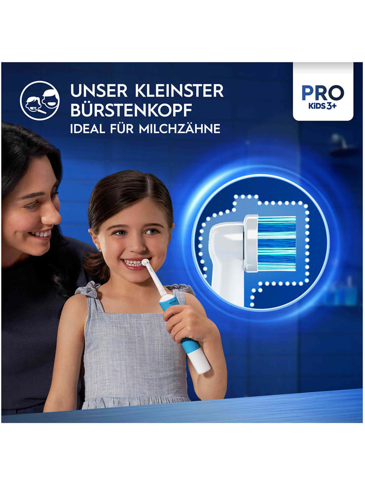 Oral-B 4er-Set: Ersatz-Bürstenköpfe 