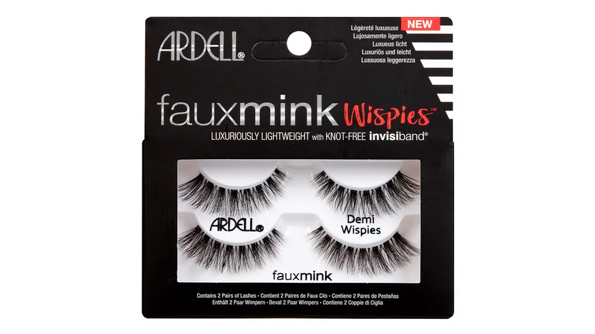 ARDELL Künstliche Wimpern fauxmink Demi Wispies Twin Pack