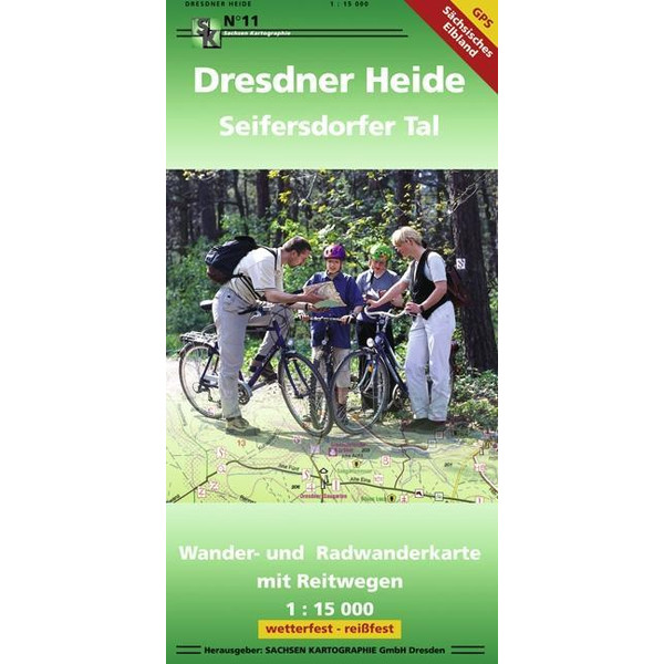 Dresdner Heide und Seifersdorfer Tal 1 : 15 000 - Wanderkarte