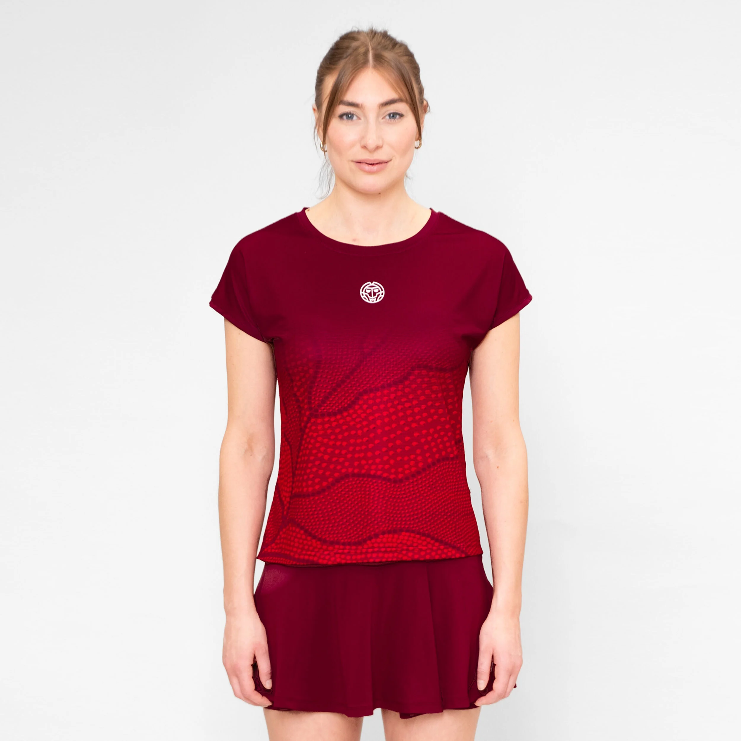 T-Shirt Damen - Dunkelrot