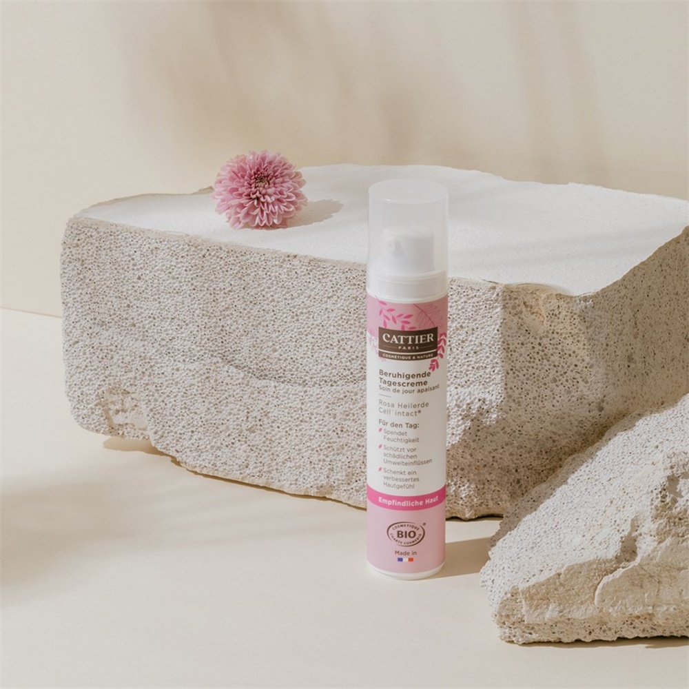 Cattier Argile Rose & Cellintact Crème de jour apaisante Brin De Douceur Soin visage