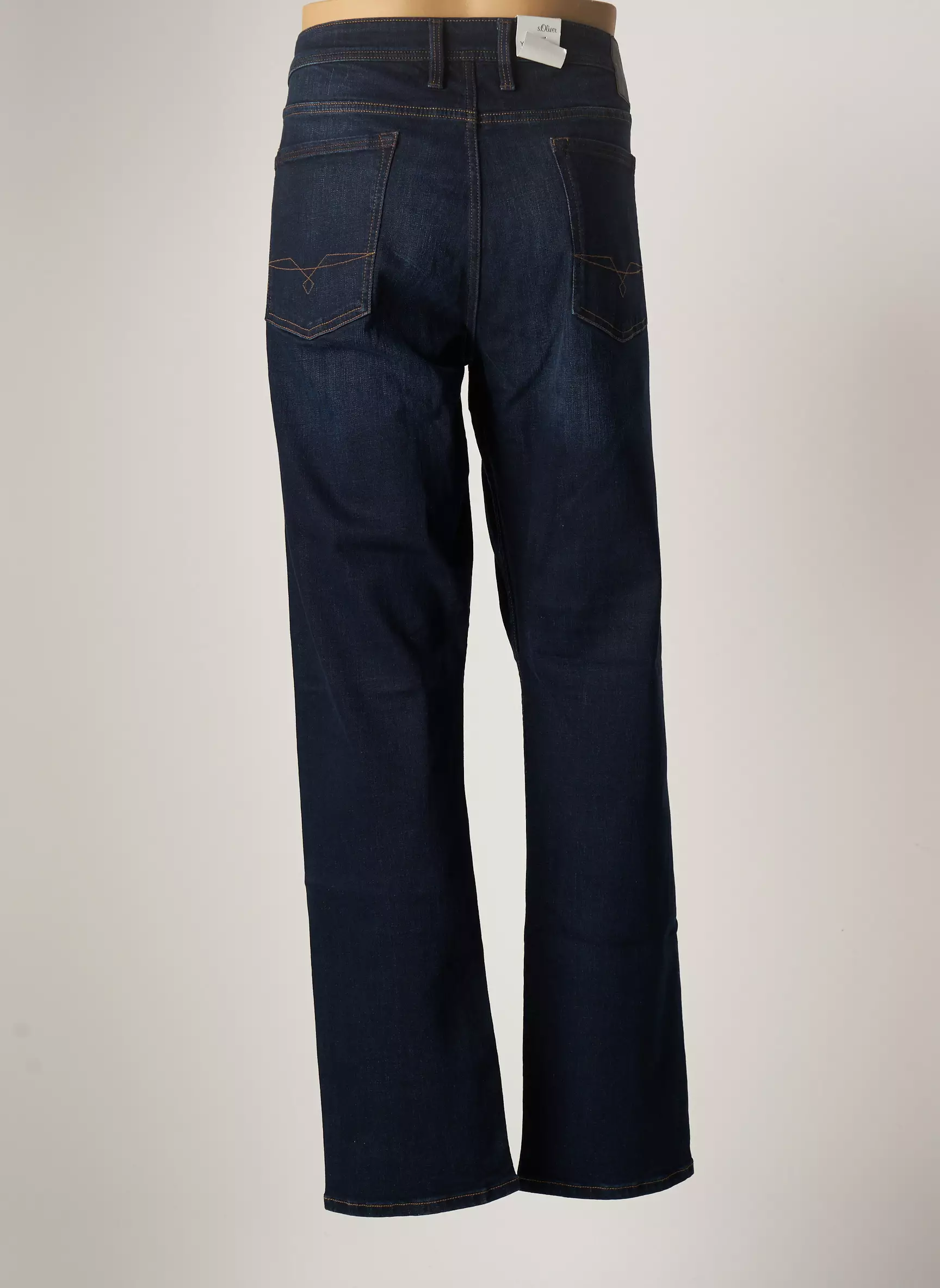 S Oliver Jeans Coupe Droite Homme couleur bleu