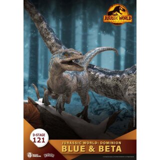 Jurassic World: Ein neues Zeitalter D-Stage PVC Diorama: Blue & Beta