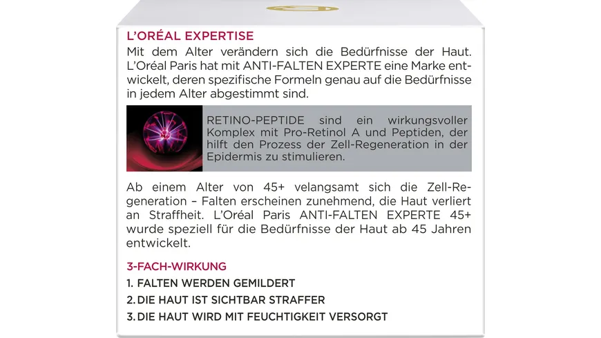 L'Oréal Paris Anti Falten Expert 45+ Tagpflege 50 ml