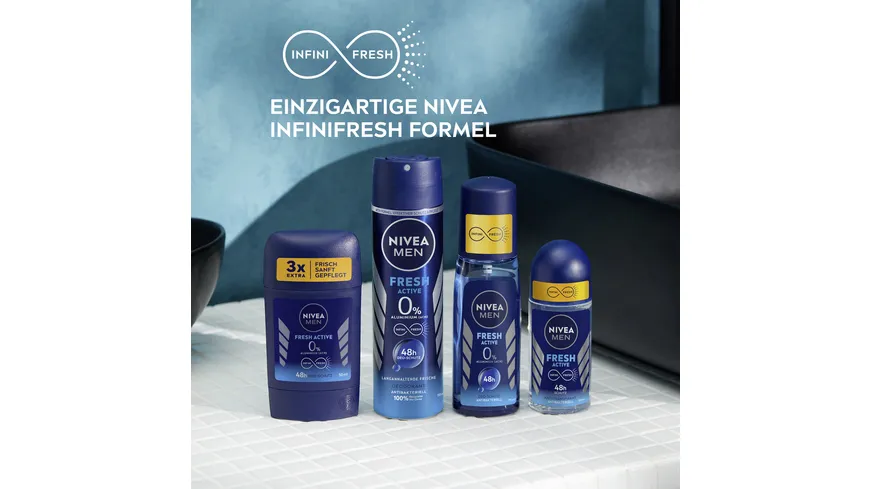 NIVEA MEN Deo Spray Fresh Active 150 ml