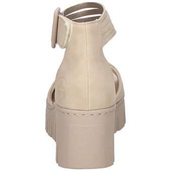 Rieker Keilsandale in beige
