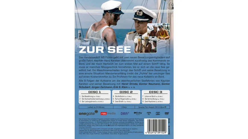 Zur See - Die komplette Serie (DDR TV-Archiv) [3 DVDs]