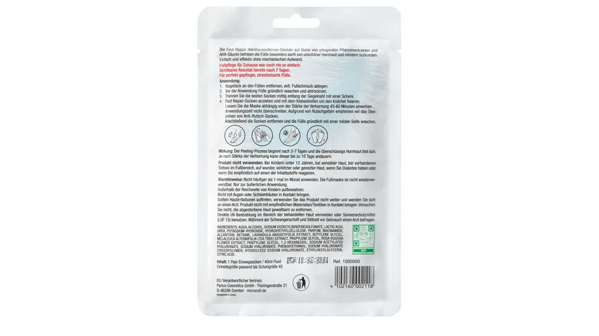 MICRO CELL Medic Hornhautentferner Socken
