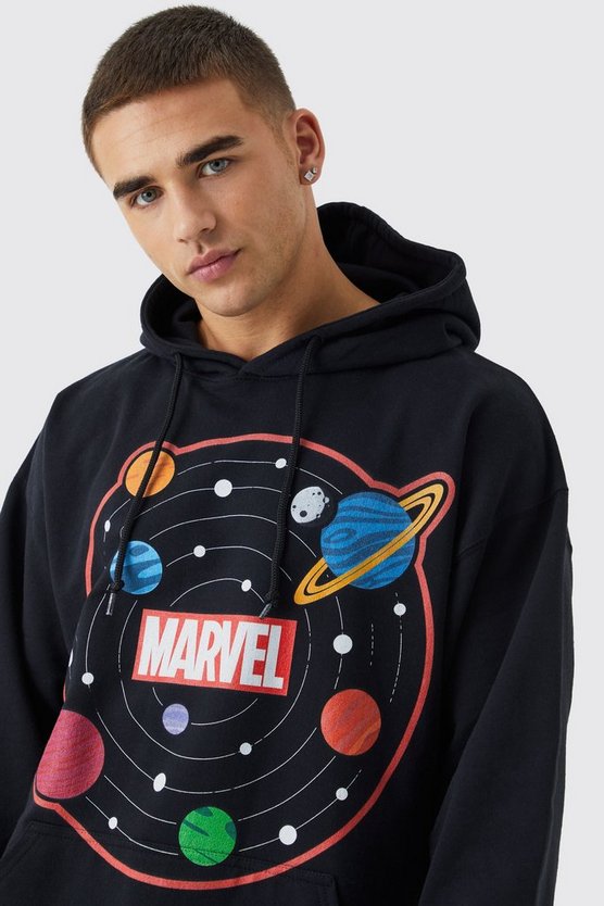 Oversize Hoodie mit lizenziertem Marvel-Print
