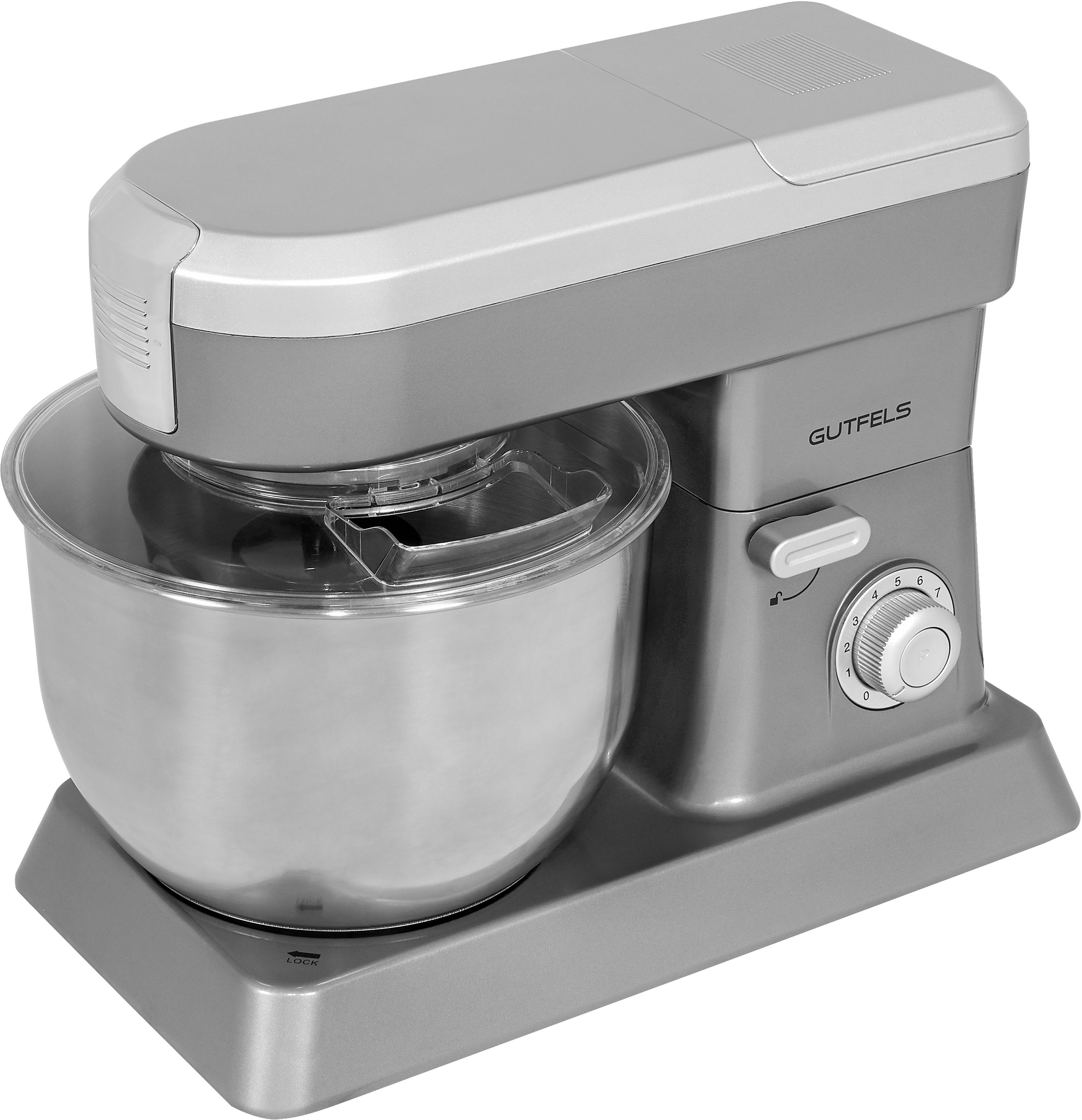 Gutfels Küchenmaschine KM 8101 si, 1200 W, 6,2 l Schüssel