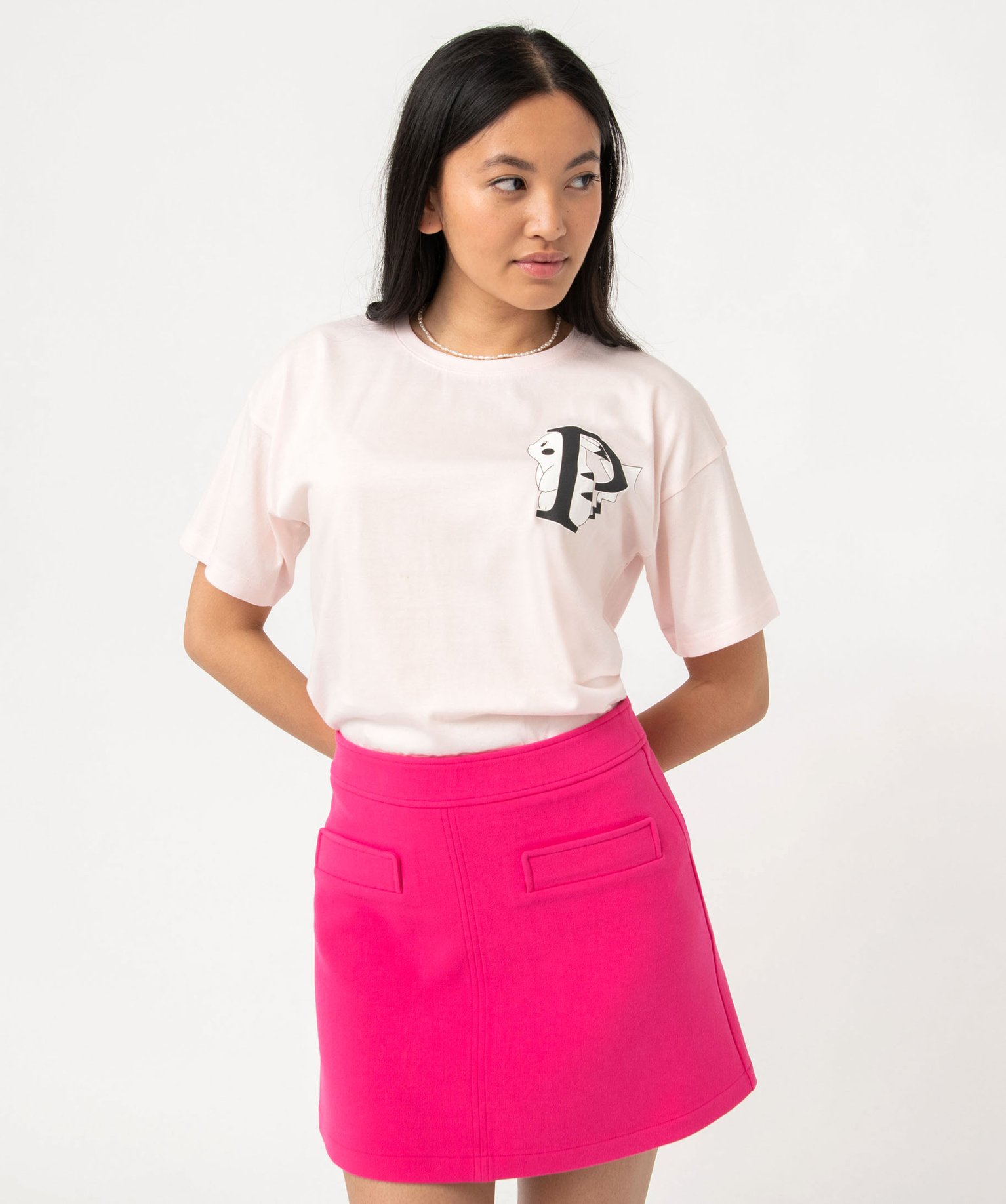 Tee-shirt à manches courtes motif Pikachu femme - Pokemon rose | GEMO