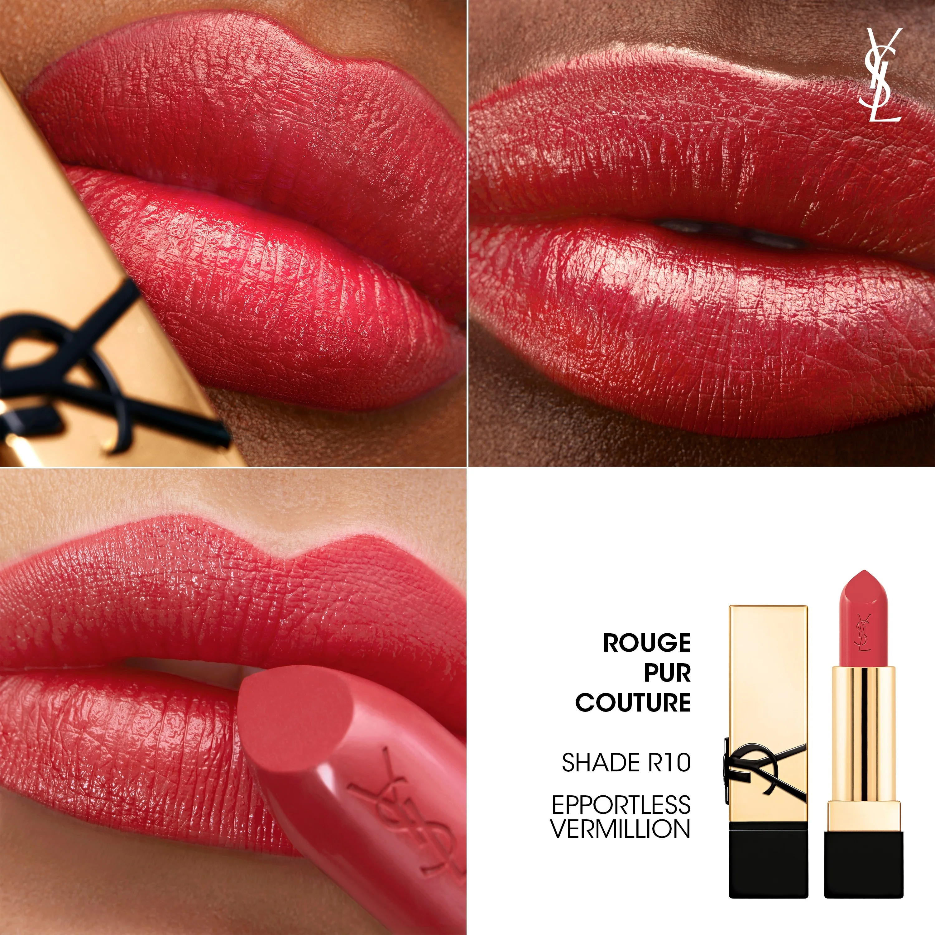 Rouge Pur Couture Lips - Lápiz labial satinado - Lápiz labial