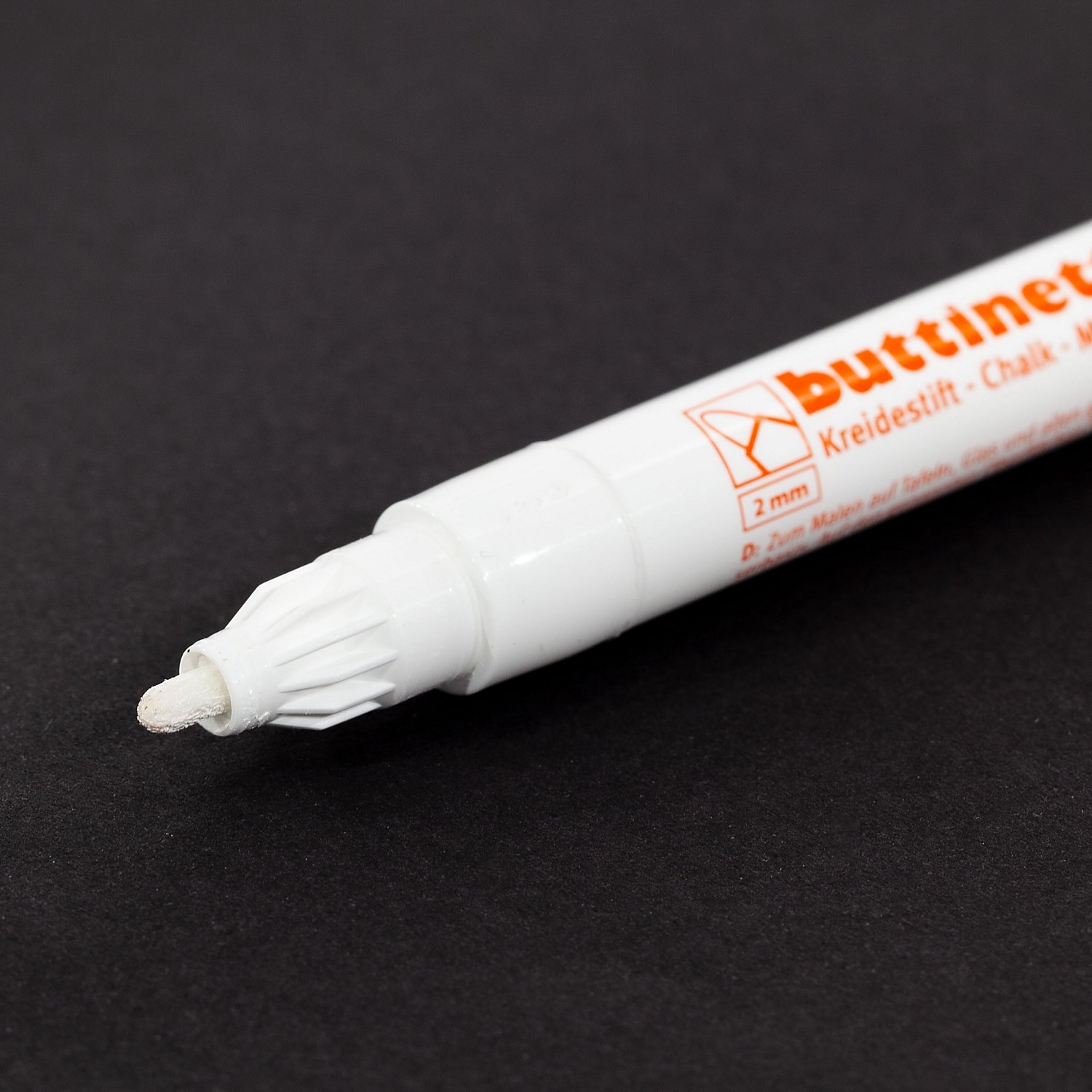 buttinette Kreidestift, weiß, Stärke 1–2 mm