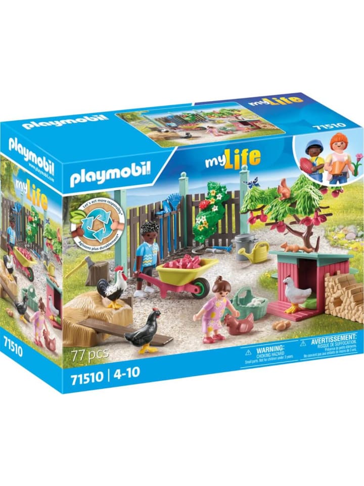 Playmobil Spielfigur Set My Life - Kleine Hühnerfarm im Tiny House Garten, ab 3 Jahre günstig kaufen onesize