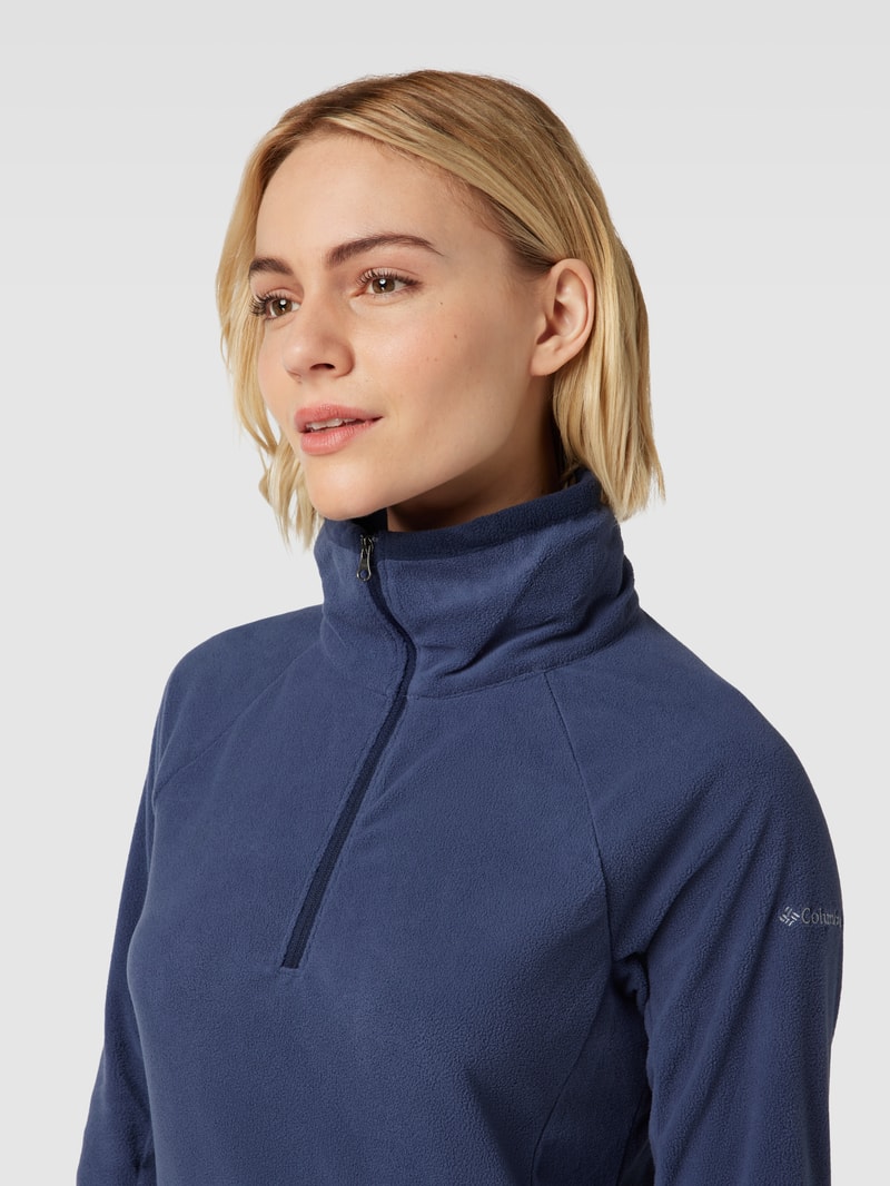 Sweatshirt aus Fleece mit Stehkragen Modell 'GLACIAL™ IV 1/2 ZIP' in dunkelblau