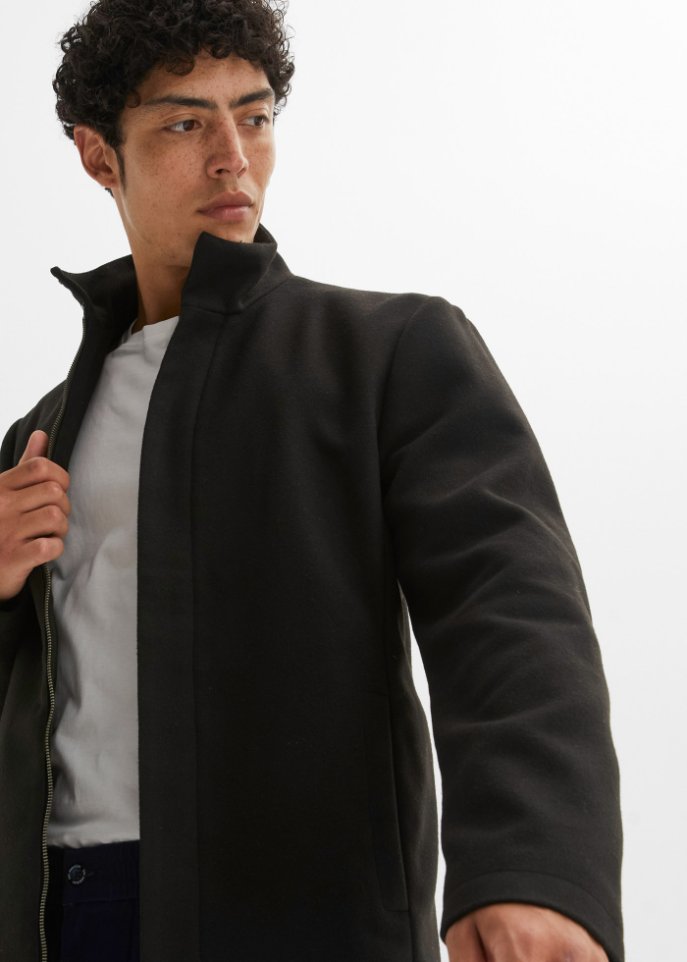 Jacke in Wolloptik