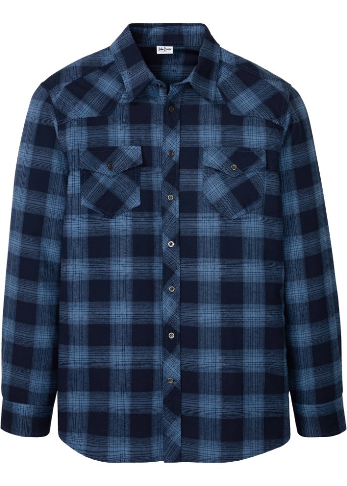 Flanell-Langarmhemd