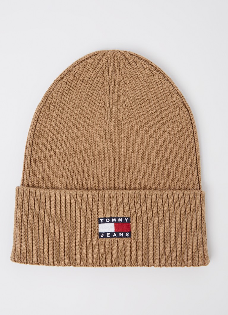 Tommy Hilfiger Rib-knit beanie with logo embroidery
