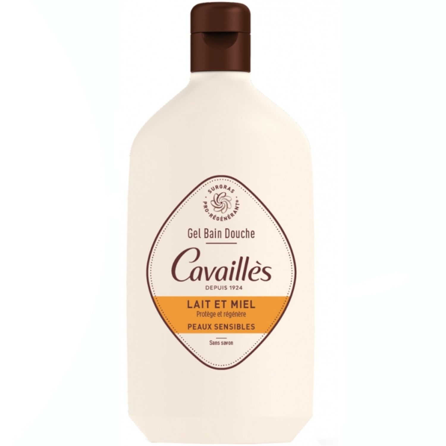 Cavaillès Lait et Miel Gel Bain & Douche - Peaux Sensibles 400 ml