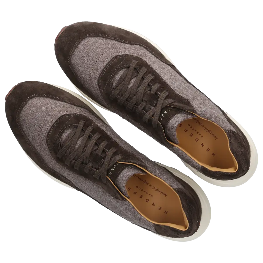 Henderson - Sneaker low FALCON Veloursleder - braun