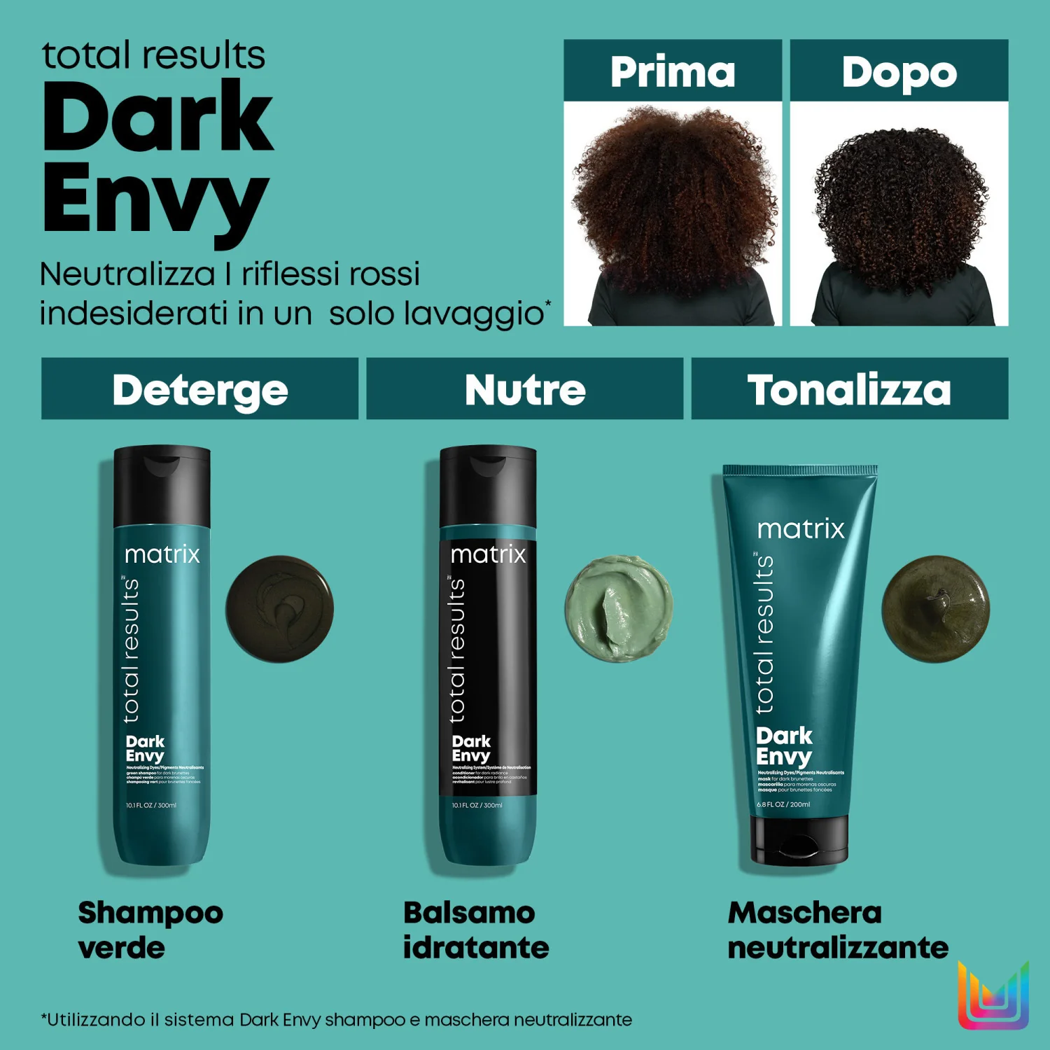 Acondicionador Total Results Dark Envy: acondicionador protector del color para el cabello.