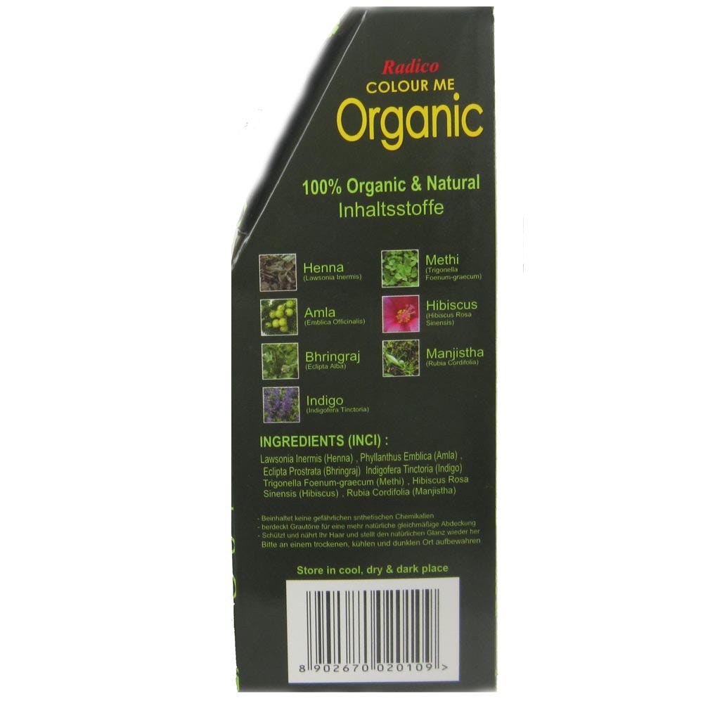 Radico Colour Me Organic Dark Brown 100 g