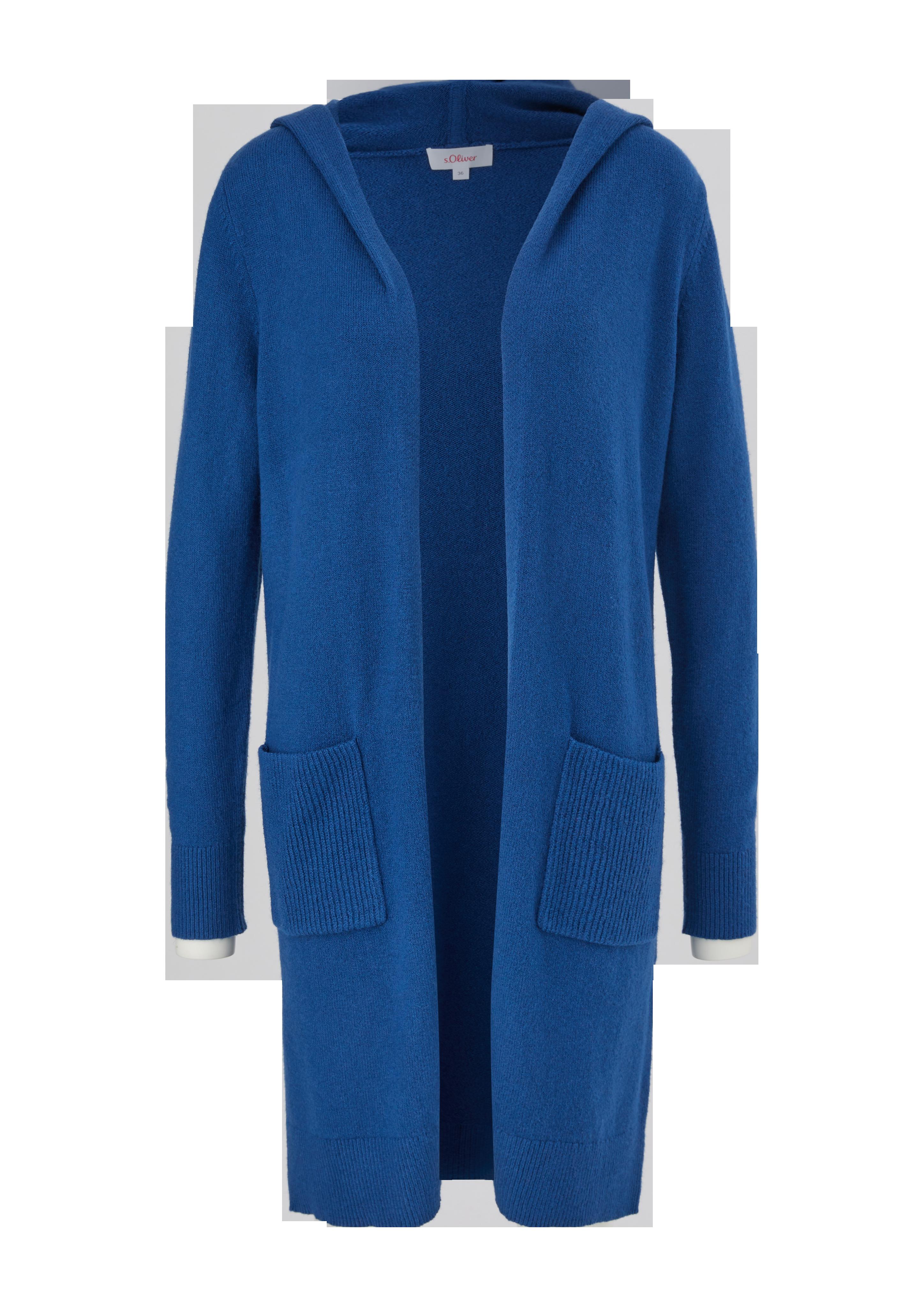 Langer Cardigan mit Kapuze  2125621-5659
