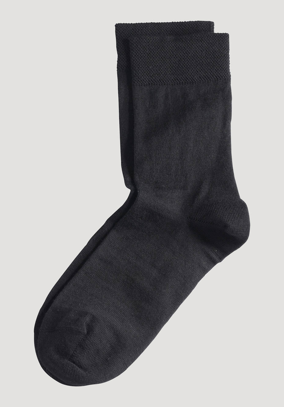 Socke aus Schurwolle mit Bio-Baumwolle