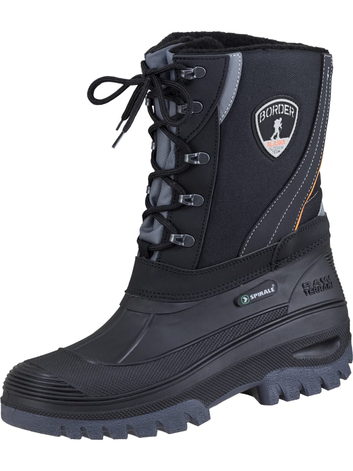 Spirale Winterstiefel Patrick gefüttert in schwarz günstig kaufen