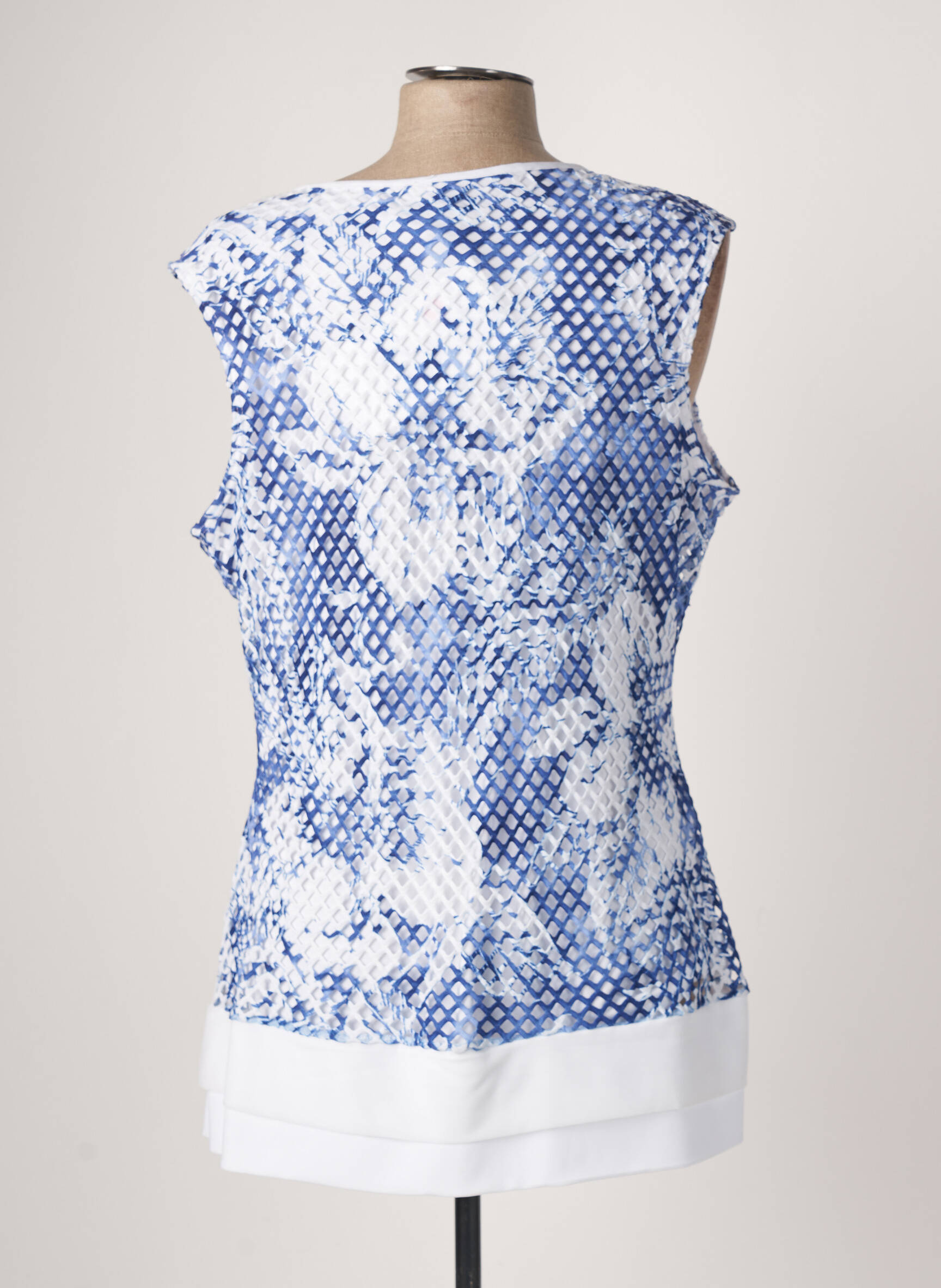 Frank Lyman Tuniquesansmanche Femme couleur bleu