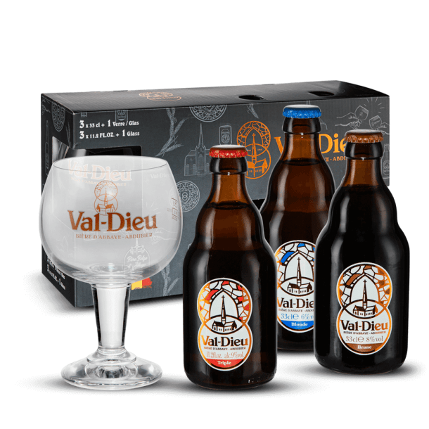 Coffret Val Dieu + 1 Verre