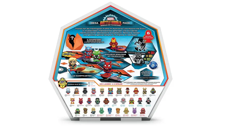 Funko - POP! - Marvel Battleworld: Serie1 Mega Pack - Geheimnis der Thanostone