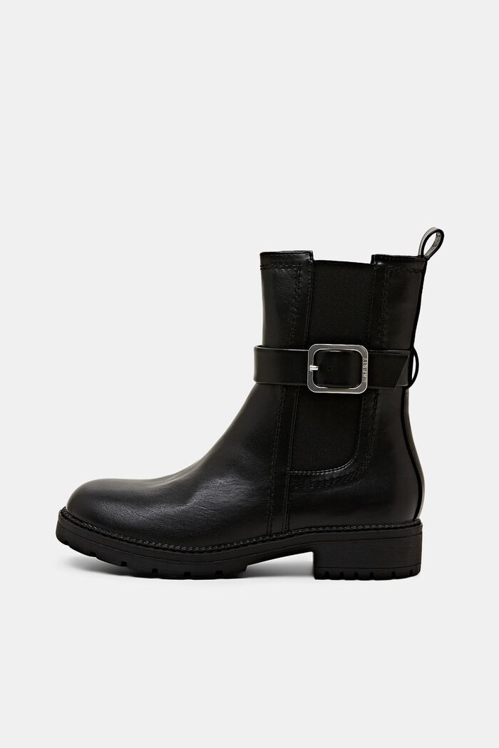 Chelsea Boots aus veganem Leder mit Schließe