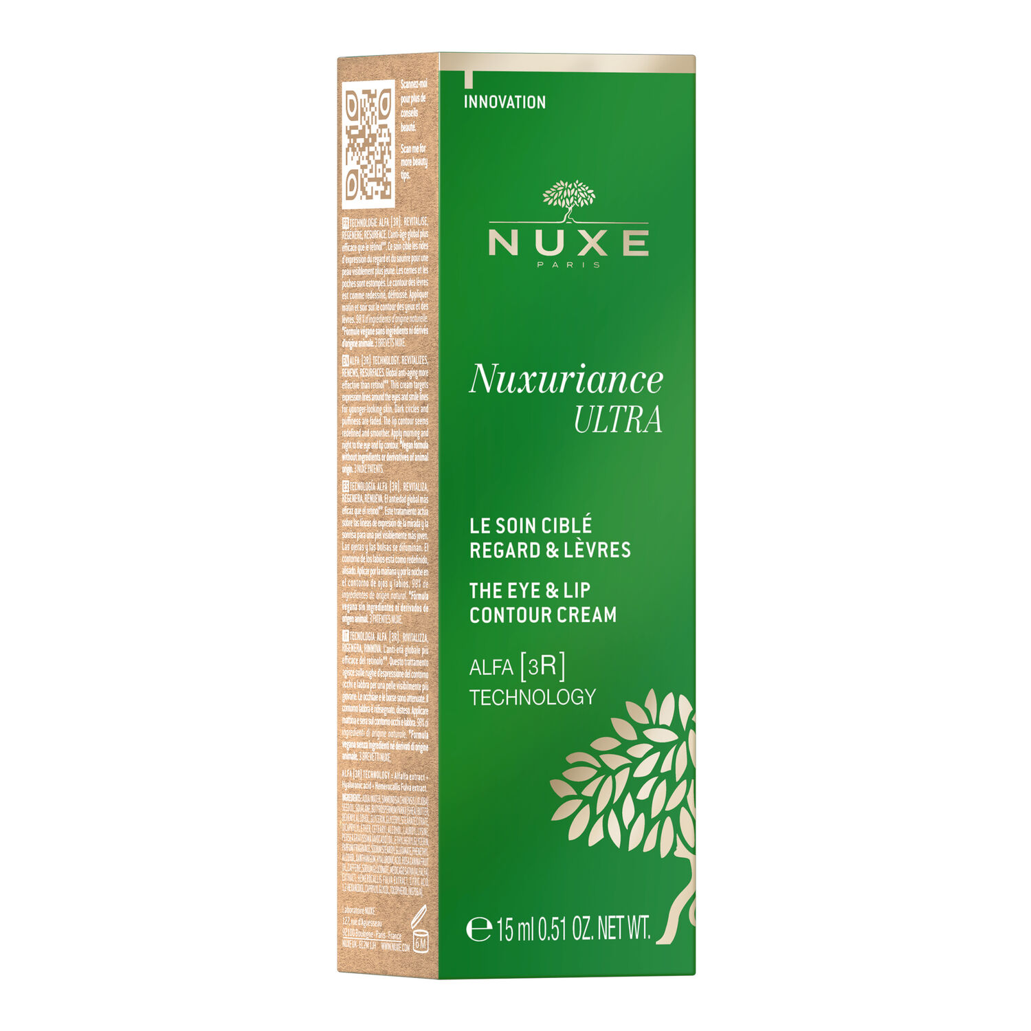 Nuxe NUXURIANCE ULTRA Le Soin Ciblé Regard et Lèvres, Nuxuriance Ultra 15 ml