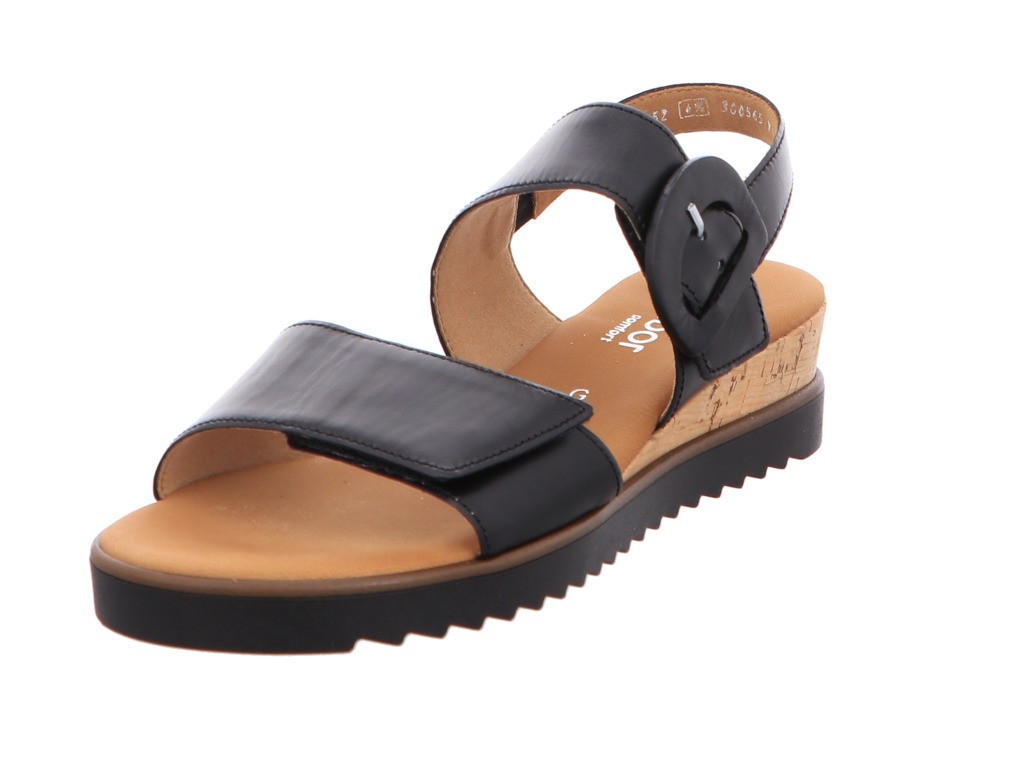 GABOR Klassische Sandalen schwarz