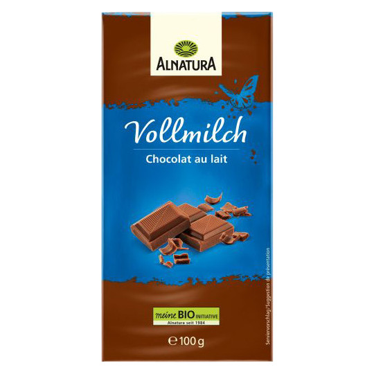 Alnatura Bio Vollmilch Schokolade 100G