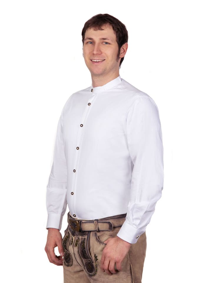 Edelnice Edelnice Trachtenhemd Peter in weiß günstig kaufen