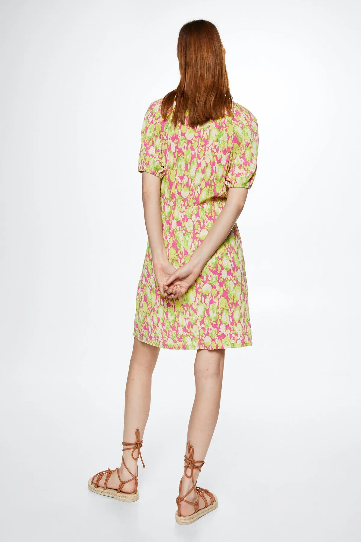 MANGO  Fuchsia Damenkleid 37040357