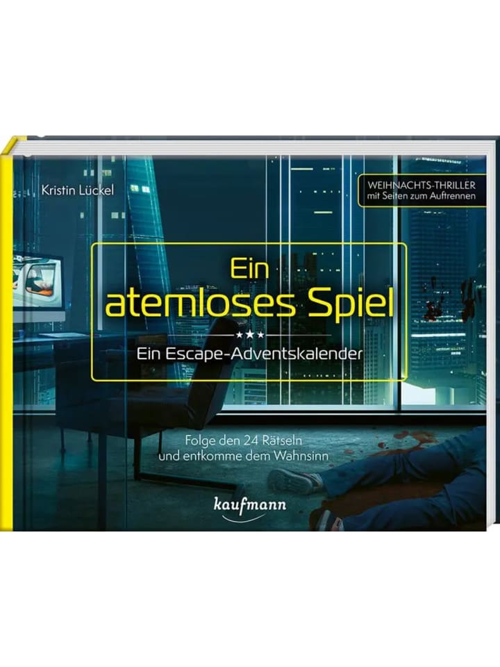 Kaufmann Ein atemloses Spiel - Ein Escape-Adventskalender | Folge den 24 Rätseln und... günstig kaufen onesize