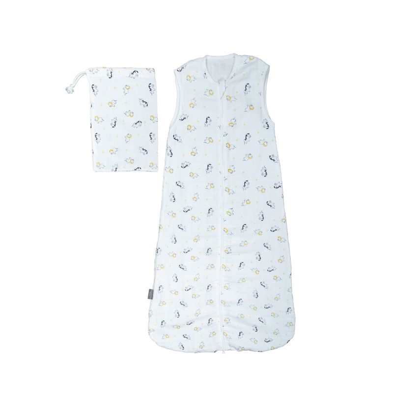 Gigoteuse lange été coton bio 6-24 mois Pluche et pompon