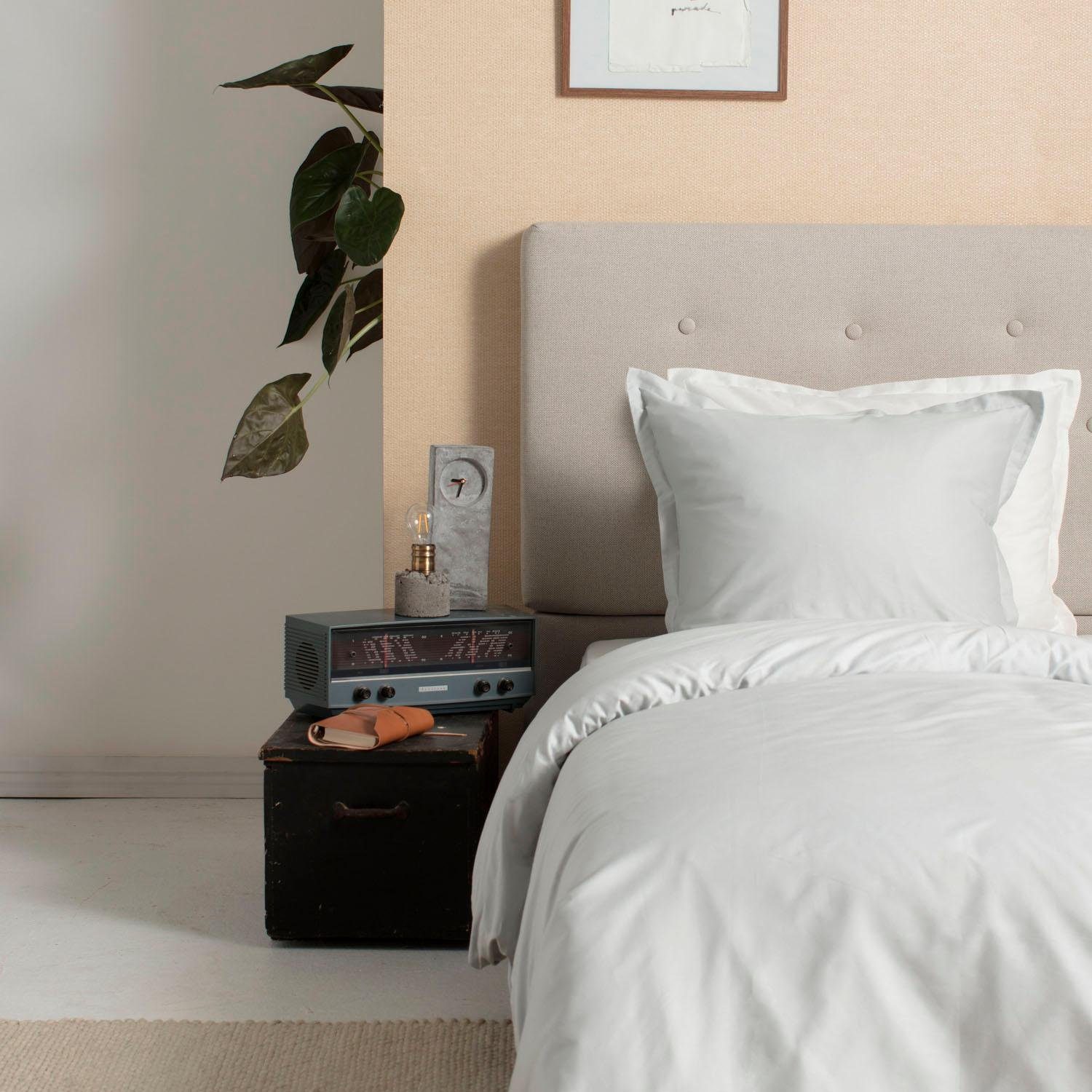 Bettwäsche Plain, Cinderella, Satin, 2 teilig, mit Stehsaum