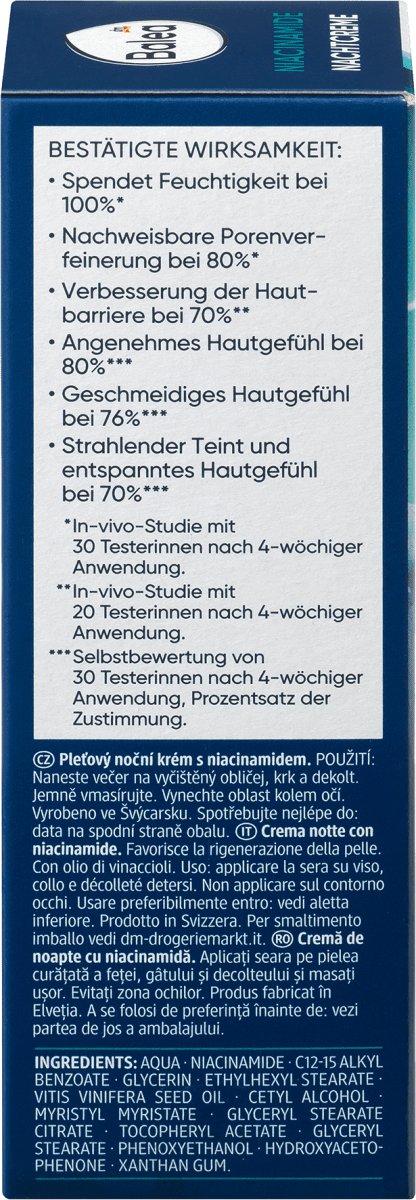 Nachtcreme Niacinamide, 50 ml
