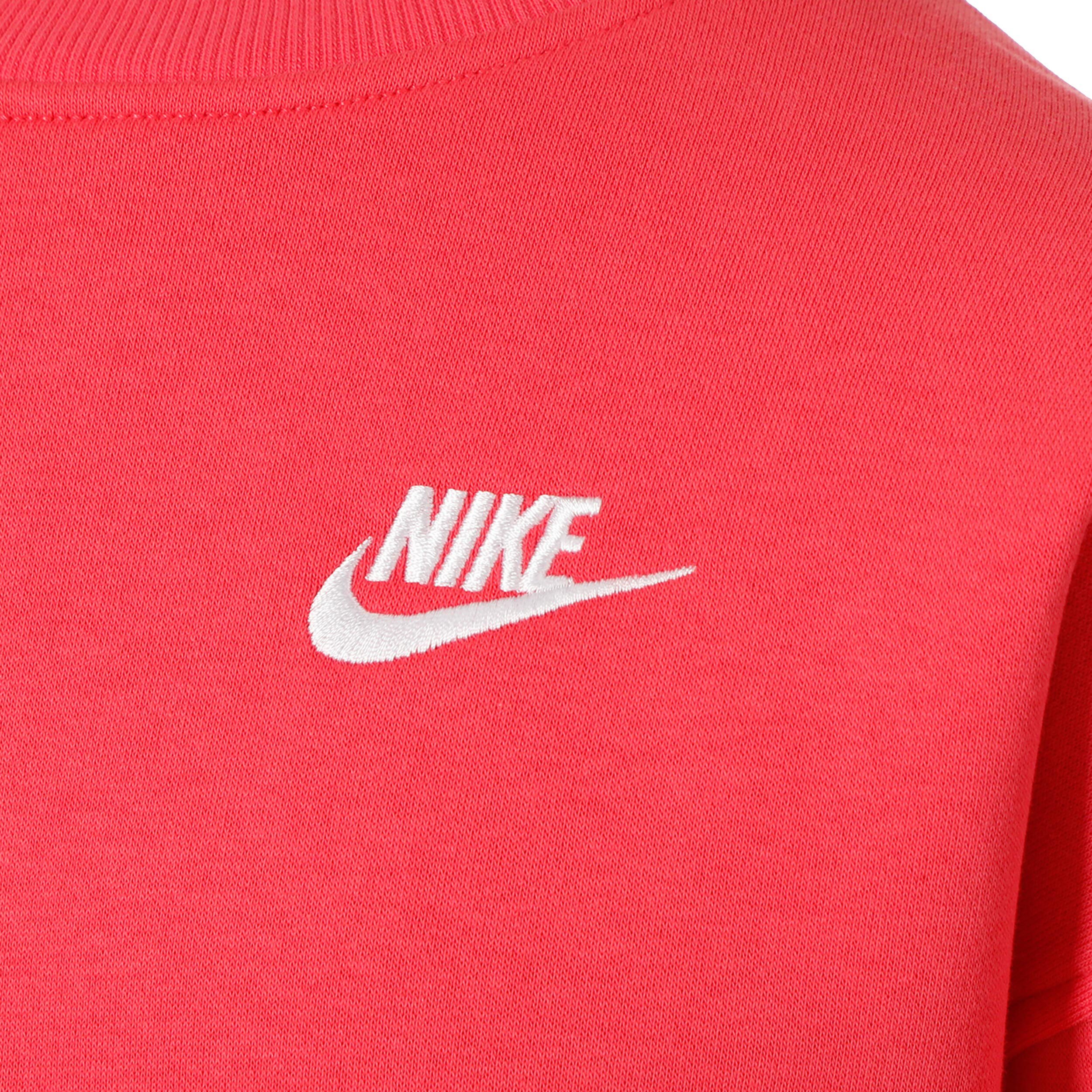 Club Fleece Oversized Crew Sweatshirt Mädchen - Pink