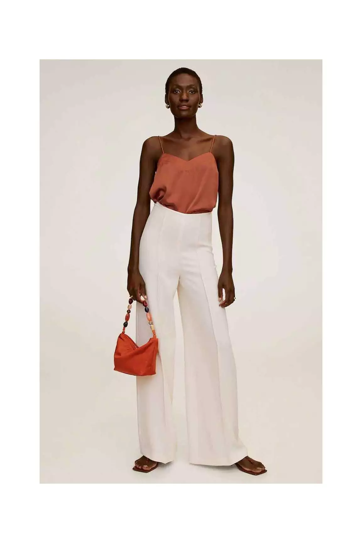 Mango Debardeurs Femme couleur orange