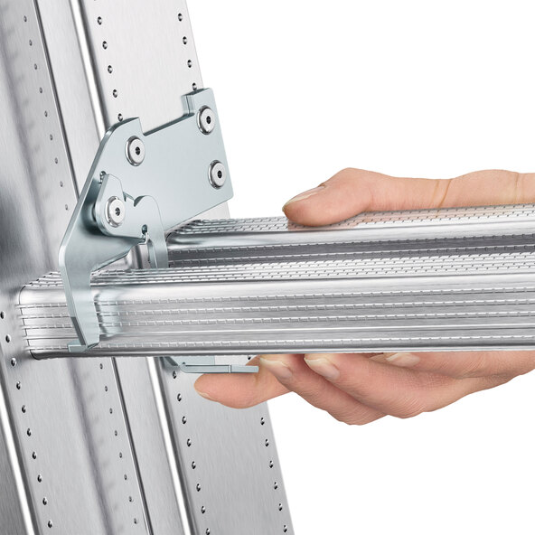 Aluminium Kombileiter mit LOT-System, 3 x 11 Sprossen