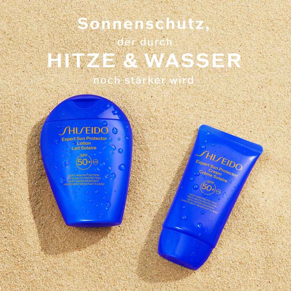 Shiseido Sonnenpflege Blue Expert Sun Protector Cream SPF50+