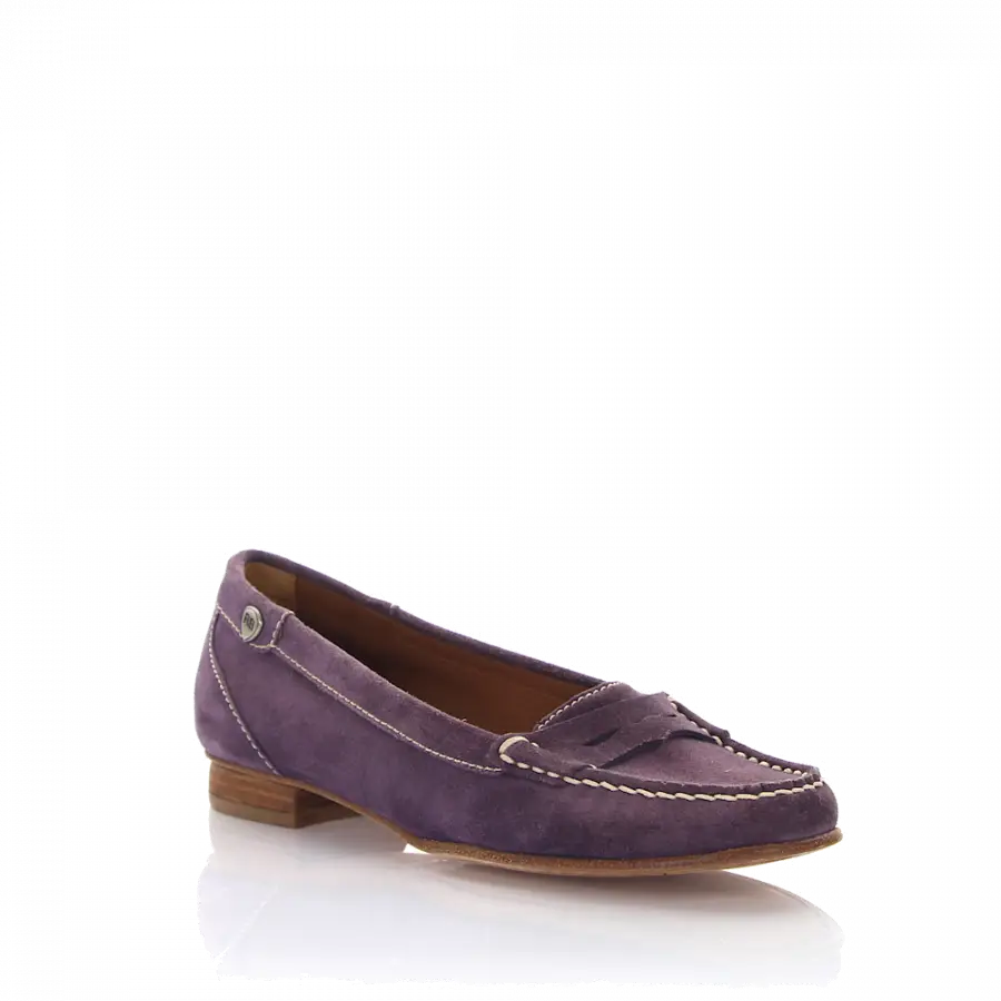 Rossano Bisconti - Slipper Softy Veloursleder lila - lila