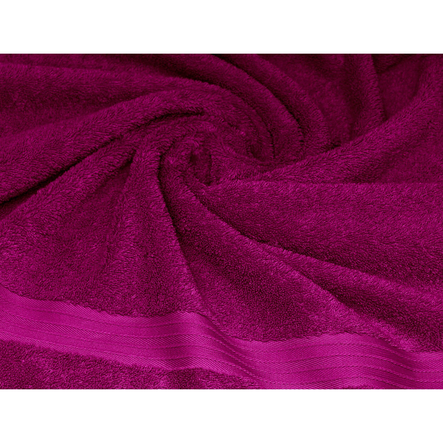 Lashuma Duschtuch Linz, Frottee (1-St), Hochwertiges Duschhandtuch Lila 70x140 cm