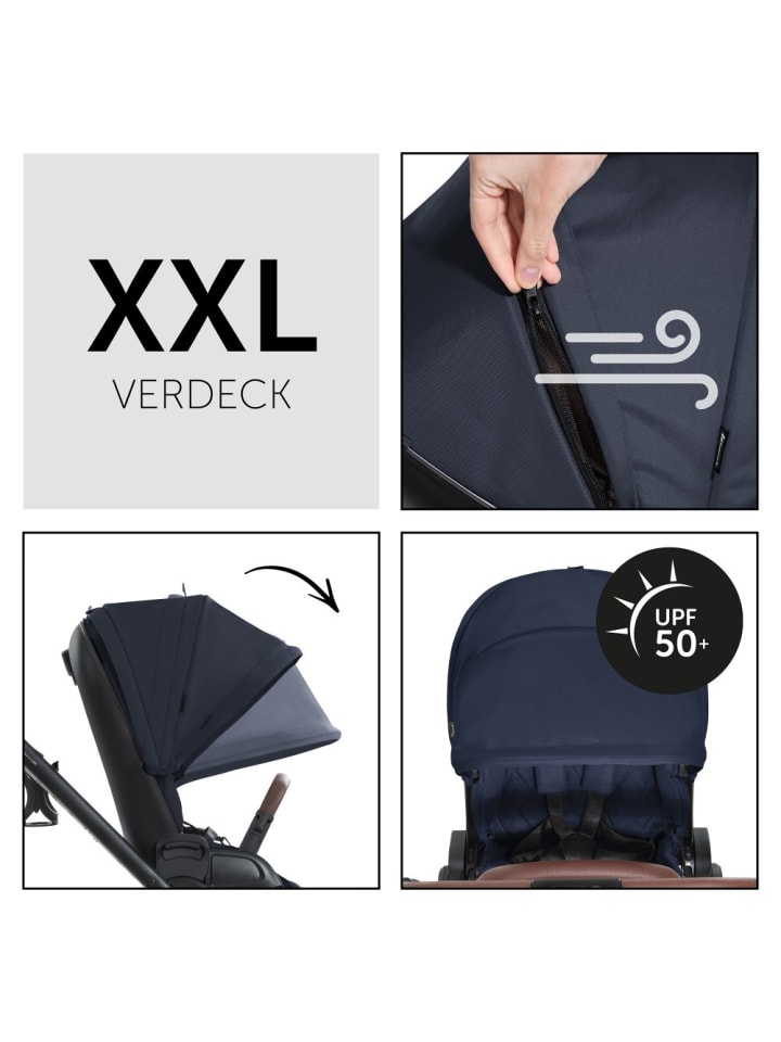 Hauck Buggy & Sportwagen Walk N Care mit Liegefunktion und in schwarz,blau günstig kaufen onesize